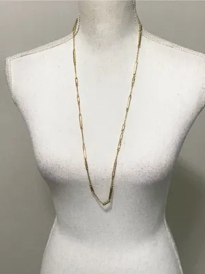 Kate Spade New York Raising the Bar Long Scatter Necklace – Gold tone thumbnail 1