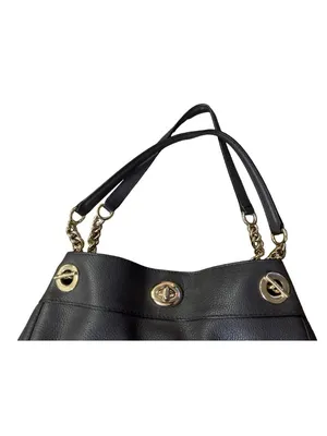 Coach Turnlock Edie Shoulder Bag Oxblood Pebble Leather Style 36855 Used thumbnail 11