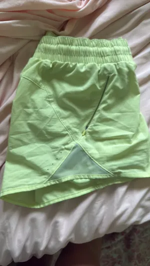 All in Motion Women’s Athletic Shorts Neon Yellow M thumbnail 3
