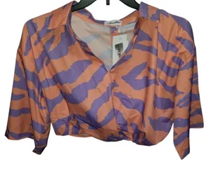 Amellia Colorful Cropped Top Large NWT thumbnail 1