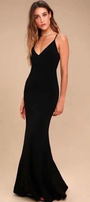 Lulus Infinite Glory Black Maxi Dress thumbnail 1
