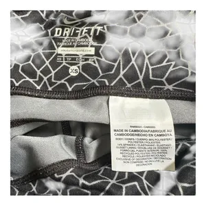 Nike Dri-FIT Black White Geometric Print Leggings‎ – Women’s XS 🖤 thumbnail 4