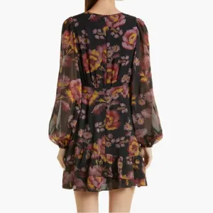 Ted Baker London Piara Ruffle Asymmetric Minidress Size 1/S NWT thumbnail 3