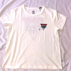 Vans T-shirt off the wall white w/logo L NWT thumbnail 5