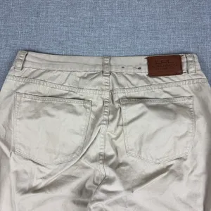 Lauren Ralph Lauren Capri Pants Womens 8 Beige Twill Relaxed Crop Pockets Casual thumbnail 14
