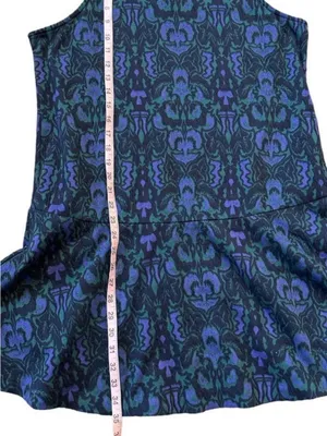 Free People Amelia Dress in Blue and Purple, Size Large thumbnail 4