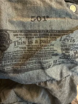 Levi’s 501 Original Fit Jeans Womens W34 L30 Black Sprout Straight Leg thumbnail 9