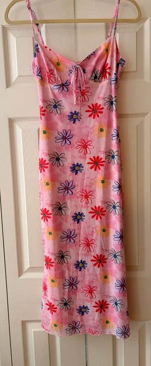 Pretty garbage floral dress Pink thumbnail 1