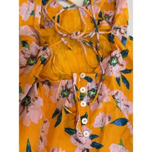 Free People Yellow Floral Maxi Dress thumbnail 8