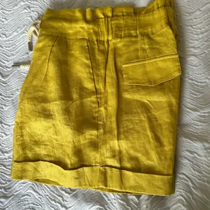 Mango Yellow Women's Shorts with Drawstring thumbnail 6