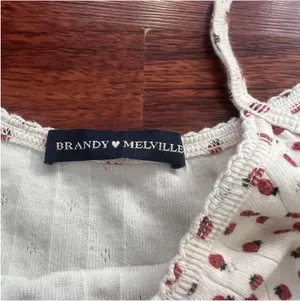 Brandy Melville Strawberry Eyelet Tank thumbnail 3