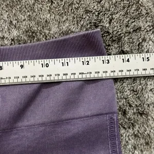 Fabletics Sync Seamless High Waisted Shorts Women's Small Purple thumbnail 3