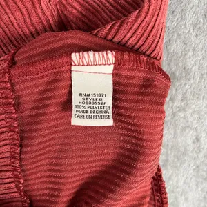 HOT KISS Red Corduroy Overall Dress Juniors' 7 Y2K Academia Preppy Buckle Mini thumbnail 10