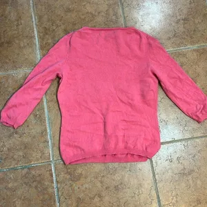 ‎Precious Fibers Cashmere pink sweater size L thumbnail 3