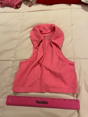 Garage V neck top thumbnail 1
