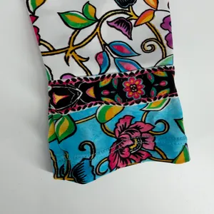 Nanette Lepore Long Sleeve Floral Zip Rash Guard Swim Shirt Size Large thumbnail 5