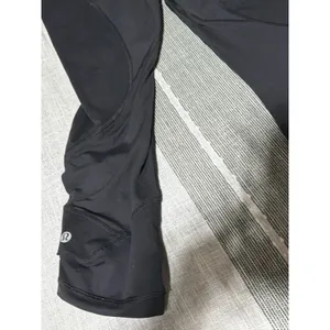 Lululemon Womens Black‎ Cropped Leggings Activewear Yoga Pants Size 8 thumbnail 5