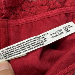Intimately Free People Womens Lace Bandeau Bra Dark Red Strapless‎ M OB401918 thumbnail 4