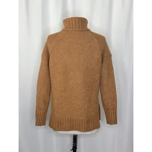 EVERLANE The Cloud Turtleneck Sweater Wool Alpaca‎ Heathered Chai Small thumbnail 9