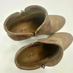 Style & Co Ankle Boots Booties Heels Women’s Size 6 Brown Fall Autumn Booties‎ thumbnail 6