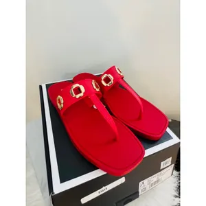 Larroudé Milan Slide‎ Cushioned Sandal (Women), Scarlett Red, Size 8/9, NWT thumbnail 10