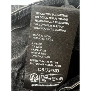 Free People We‎ The Free Hot In It Moto Pants in Black sz 10 thumbnail 8
