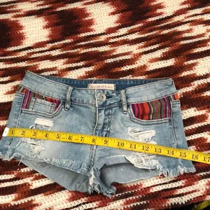 Bullhead Black Y2K 2000s Micro Mini Baddie Low Rise Denim Jean Shorts thumbnail 5