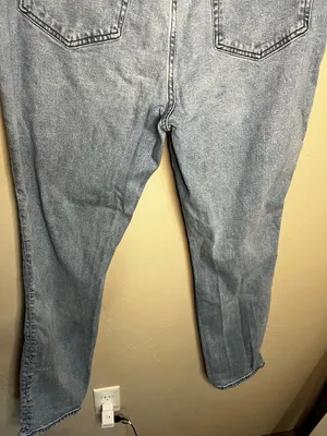 Abercrombie & Fitch 90’s Slim Straight Ultra High‎ Rise Long Denim Jeans thumbnail 12