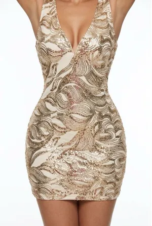 As You Wish New Size Large Sequin Dress thumbnail 1