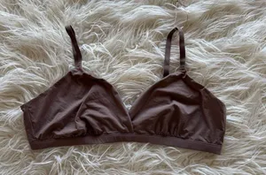 Skims Fits Everybody Crossover Bralette Umber Size 3X thumbnail 1