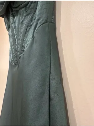 House of CB Charmaine Forest Corset Maxi Dress XS thumbnail 14