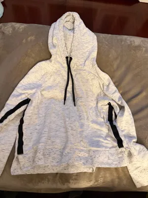 White and black Calvin Klein hoodie thumbnail 1