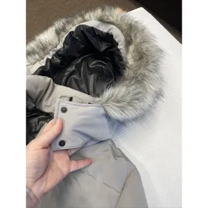BCBGeneration Women’s Short Puffer Faux Fur Hooded Jacket Size S (c3) thumbnail 7