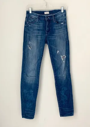 Mother The Double Fray Charmer Jeans thumbnail 1