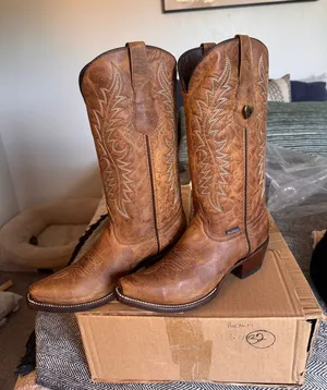 Rock’em Cowboy Boots Brown Size 8 thumbnail 1