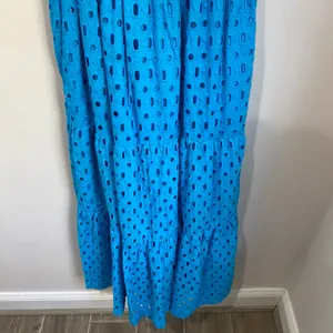 NWT Anthropologie The somerset‎ Maxi Dress: Eyelet Edition Blue Size XS thumbnail 5
