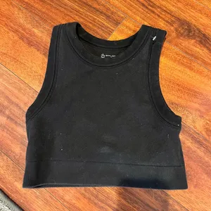 Aerie offline black athletic racerback tank top thumbnail 1