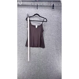 Hanro of Switzerland Womens Flowy Cami Top L Adjustable Brown Relaxed Baselayer thumbnail 8