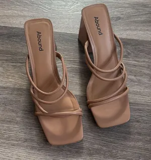 Abound Women's Nude Strappy Heeled Sandals 11 Vegan thumbnail 3