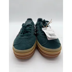Adidas Gazelle Bold Aurora Ivy Gum Brown Platform Skater Suede Low Sneakers 7 thumbnail 3