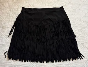 Francesca's Western Fringe skirt thumbnail 3