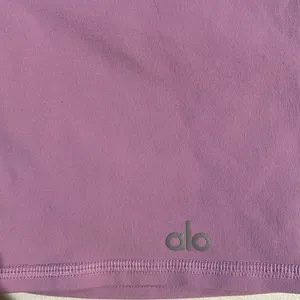 ALO Yoga Purple Bike Shorts High-Rise Seamless thumbnail 3