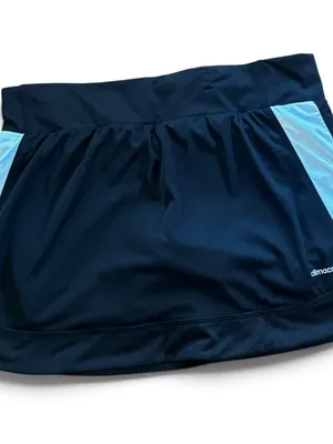 adidas Women’s Black Athletic Utility Skort with white details thumbnail 3