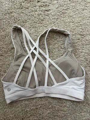 White Lululemon Sports Bra thumbnail 2