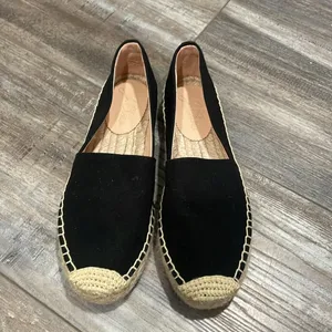 J. Crew | Made in Spain black flat espadrille 7.5 NEW thumbnail 5