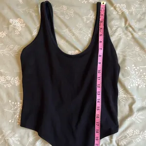 ASOS black scoop neck bodysuit Size 8 thumbnail 5