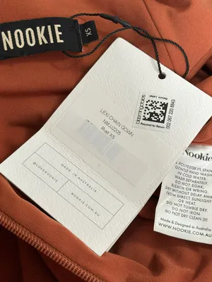 NOOKIE Lexi Chain Gown, Rust, XS thumbnail 7