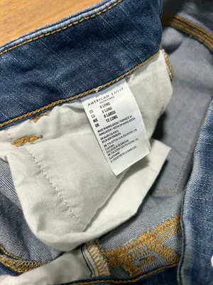 American Eagle Size 8 long curvy hi rise jegging skinny jeans thumbnail 10