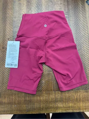 lululemon athletica High-Rise Raspberry Bike Shorts thumbnail 2