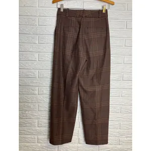 Aritzia Wilfred brown plaid slacks trousers women's‎ size 0 modern trendy thumbnail 5
